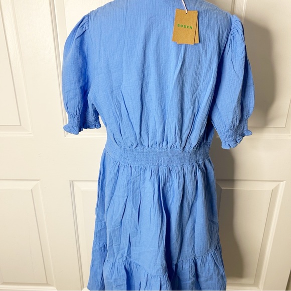 Boden Anna Double Cloth Short Dress
Ocean Blue (Size 14) - Picture 7 of 10